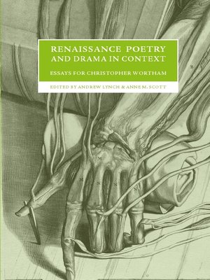 cover image of Renaissance Poetry and Drama in Context